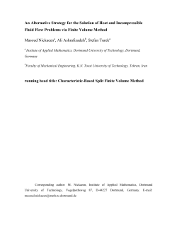 An Alternative Strategy for the Solution of Heat and Incompressible