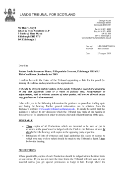 lands tribunal for scotland