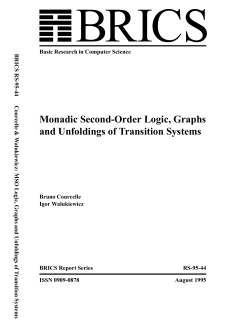 Monadic Second-Order Logic, Graphs and Unfoldings of Transition