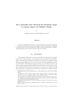 On a Liouville type theorem for harmonic maps to convex spaces via