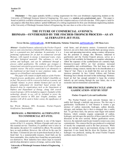 biomass—synthesized by the fischer