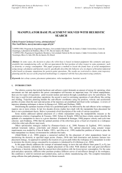 manipulator base placement solved with heuristic search