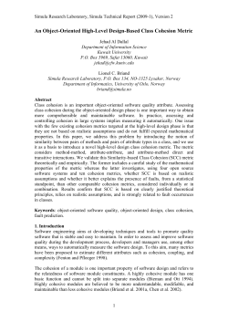 An Object-Oriented High-Level Design