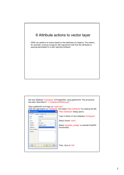 6 Attribute actions to vector layer
