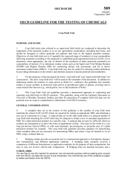 Test No. 509: Crop Field Trial - Books