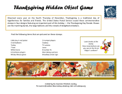 Thanksgiving Hidden Object Game