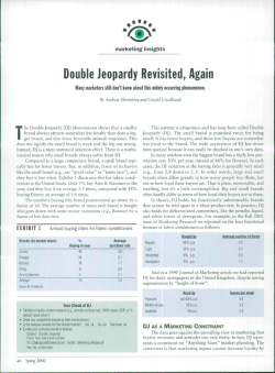 Double Jeopardy Revisited, Again - AMA