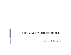 Econ 2230: Public Economics