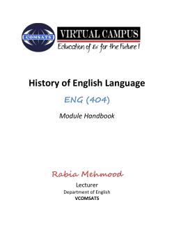 Lecture 5 Families of Languages