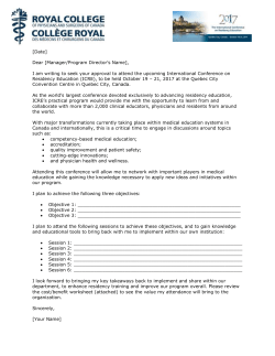 Medical Educators - The Royal College of Physicians and Surgeons