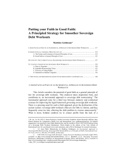 Putting your Faith in Good Faith: A Principled Strategy for Smoother