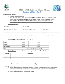 2017-2018 SJUSD Middle School Course Selection