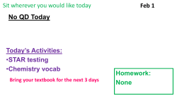 Chemistry Question of the Day