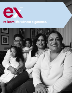 re-learn life without cigarettes.