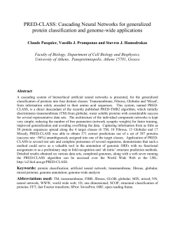 PRED-CLASS: Cascading Neural Networks for generalized