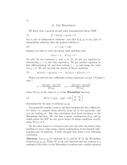 18.03 Differential Equations, Supplementary