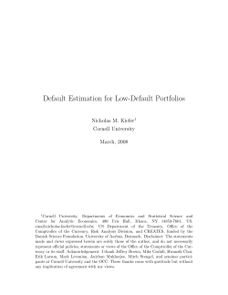 Estimation for Low-Default Portfolios