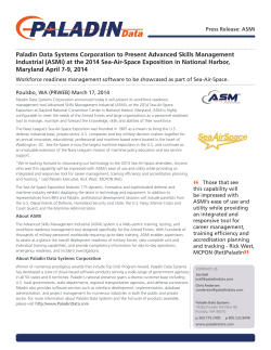 ASMi_Press-Release - Paladin Data Systems
