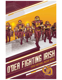 cOachIng STaff - O`Dea High School