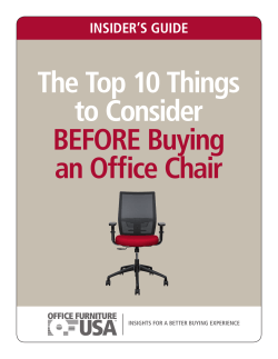 The Top 10 Things to Consider BEFORE Buying an Office Chair