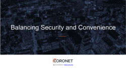 Balancing Security and Convenience