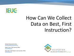 How Can We Collect Data on Best, First Instruction?