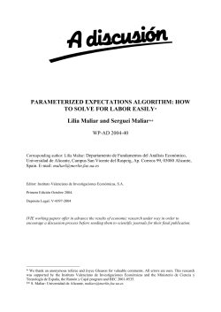 PARAMETERIZED EXPECTATIONS ALGORITHM: HOW TO SOLVE