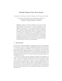 Parallel Monte-Carlo Tree Search