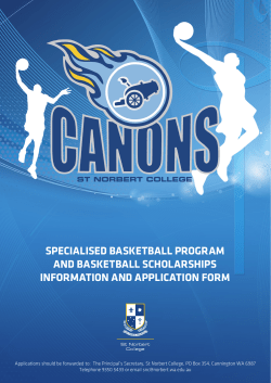 specialised basketball program and basketball