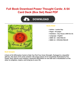 Full Book Power Thought Cards: A 64 Card Deck (Box
