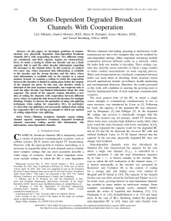 On State-Dependent Degraded Broadcast Channels With Cooperation