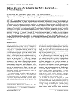 Optimal Clustering for Detecting Near