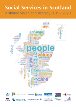 A Shared Vision and Strategy 2015 - 2020