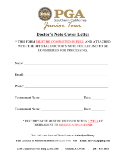 Doctor`s Note Cover Letter