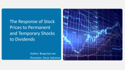 The Response of Stock Prices to Permanent and Temporary Shocks