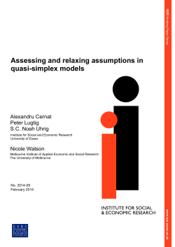 Assessing and relaxing assumptions in quasi