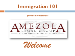 Immigration 101 - Cal State San Marcos