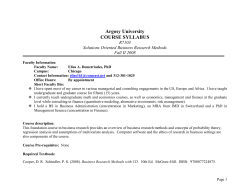 course syllabus - Argosy University Dissertation Site