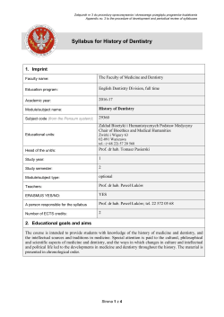History of Dentistry