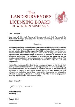 terms of engagement and cost agreement