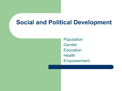 Social and Political Development