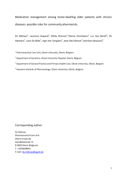 Medication management among home-dwelling older