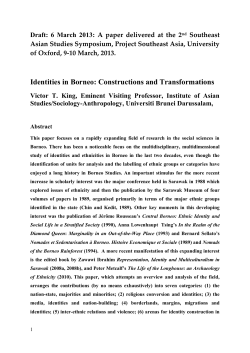 16 Identities in Borneo Constructions and