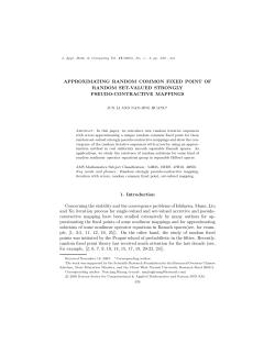 APPROXIMATING RANDOM COMMON FIXED POINT OF RANDOM