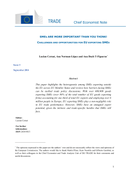 "SMEs are more important than you think!