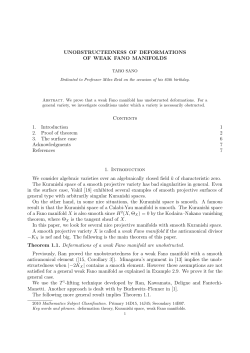 Unobstructedness of deformations of weak Fano