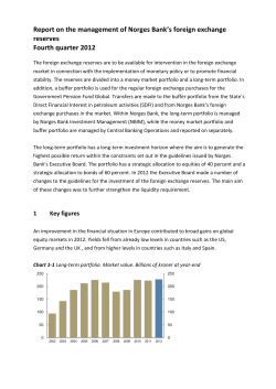NBIM forvaltningsrapport - Norges Bank Investment Management