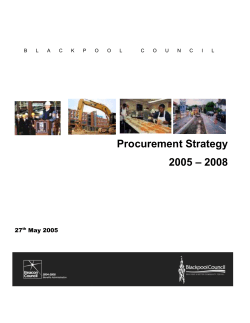 procurement strategy