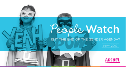 may 2017 the end of the gender agenda?