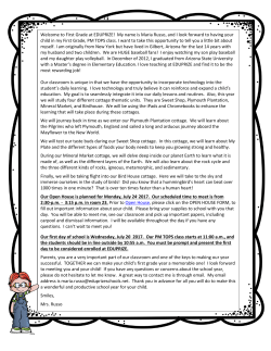 First Grade at EDUPRIZE! My name is Maria Russo, and I look